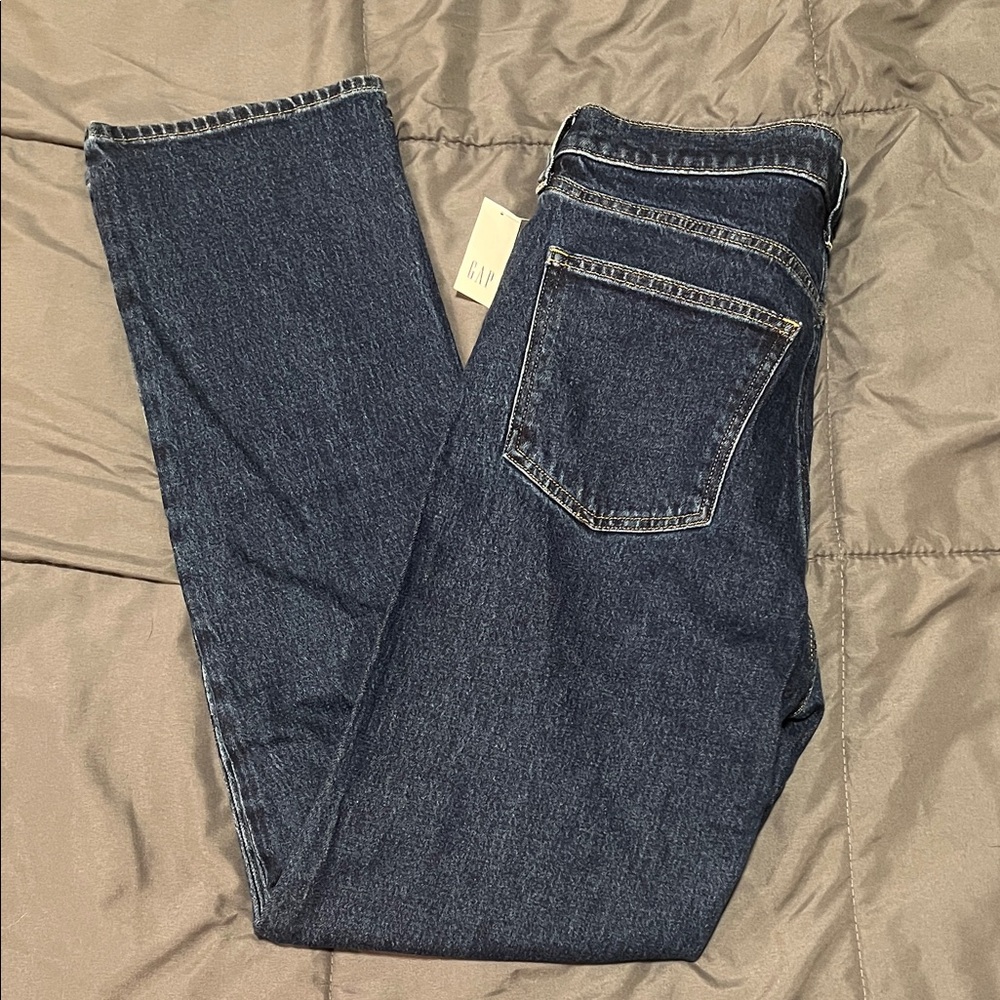 NWT Dark Wash GAP High Rise ‘90s Straight Jean